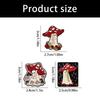 Playful Alloy Creative Mushroom Brooch Cartoon Design Hobgoblin Tale Theme for Fashion Accessory and Unique Expression