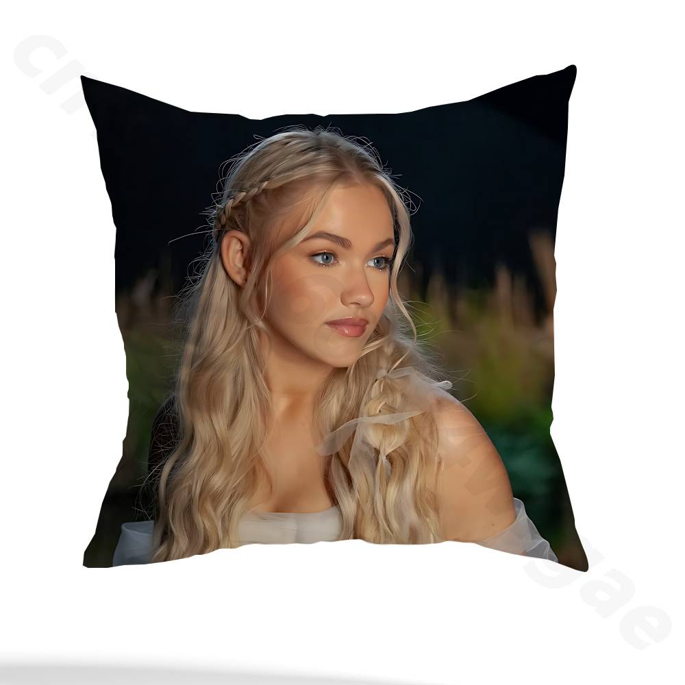F-Freya S-Skye pillowcase casual style decoration, suitable for home decoration (excluding pillow core)