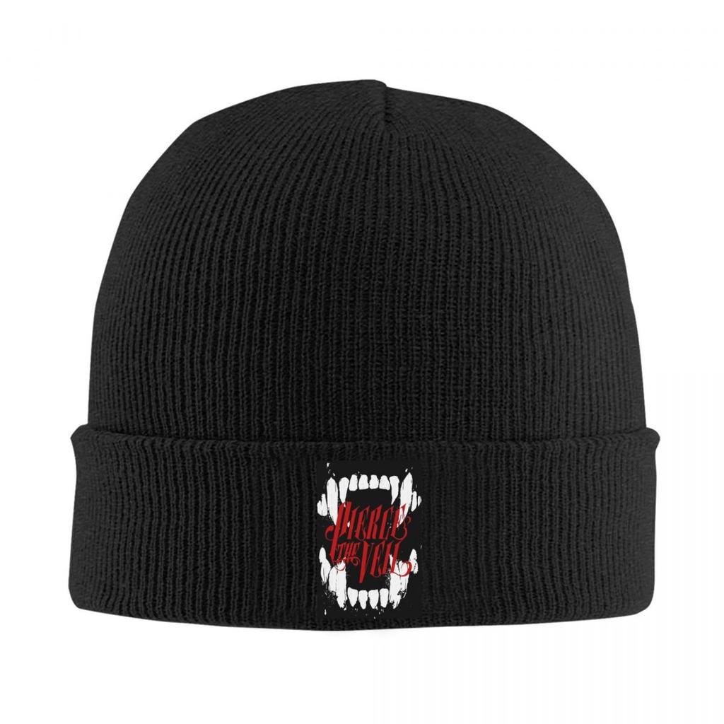 Pierce The Veil Warm Knitted Cap Fashion Bonnet Hat Autumn Winter Outdoor Beanies Hats for Men Women Adult