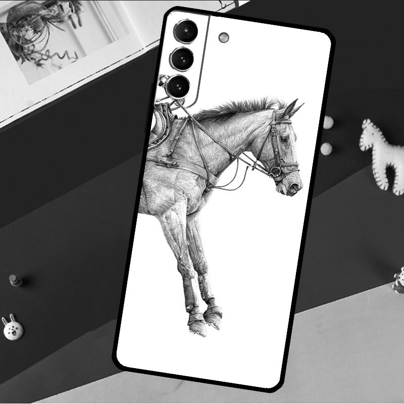 Custodia Disegno Cavallo Per Samsung Galaxy S26 S25 S23 S22 S20 S24 Ultra S9 S10 Plus S21 FE S25 FE Custodia Telefono
