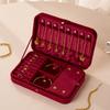Rings Necklace Velvet Jewelry Holder Bracelet Earrings Jewelry Storage Case  Gift
