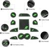 11-teiliges/Set Auto-Getränkehalter-Matteneinsatz-Untersetzer-Pad, rutschfeste Anti-Staub-Matte für 2015-2020 Dodge Challenger, Auto-Styling-Zubehör