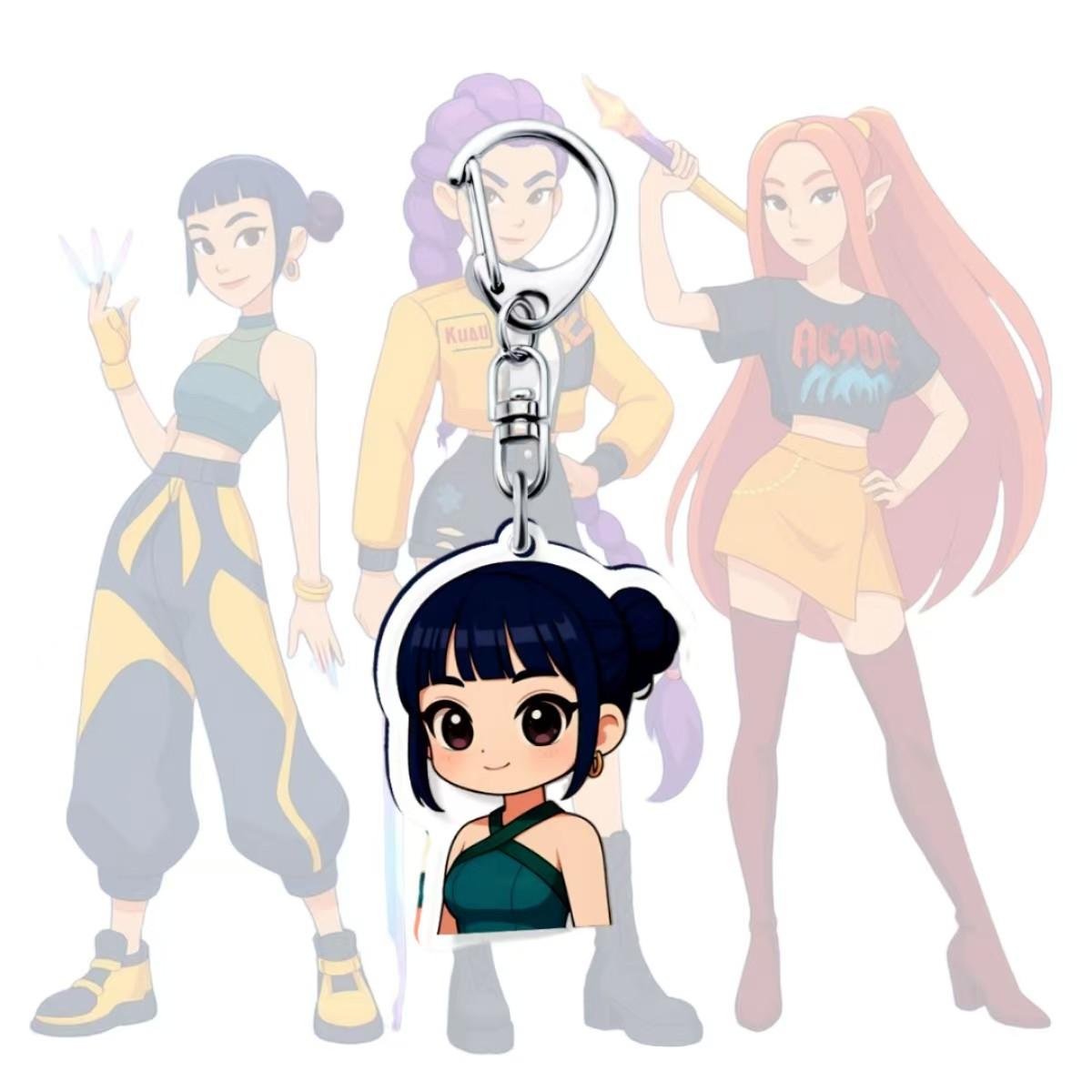 

Охотник на ведьм Акриловый брелок Руми Миразои Аниме Периферия Подвеска для рюкзака