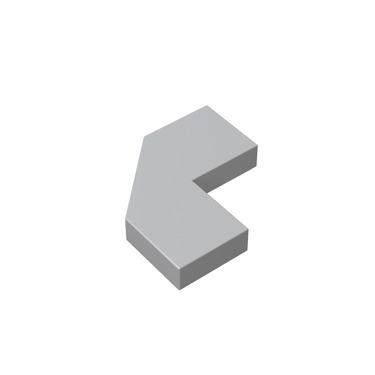 Mini Particle Building Blocks Compatible with 27263 Domestic Holeless Beveled Assembly Parts