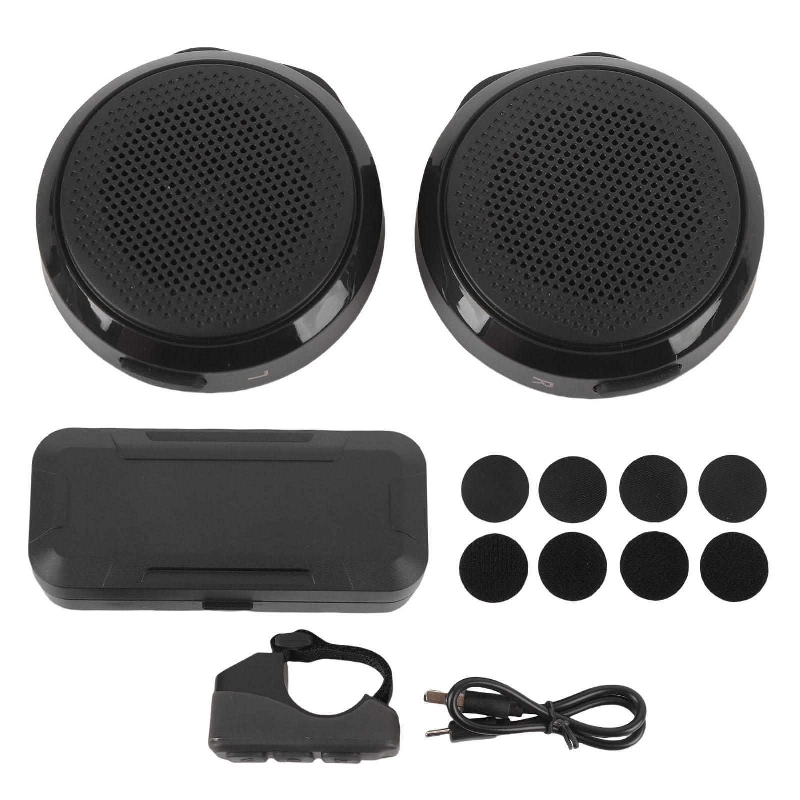 

Wireless Helmet Speaker 50 Hours Battery Life Motorcycle Helmet Bluetooth Headset for Outdoor Sports Skiing Climbing чёрный