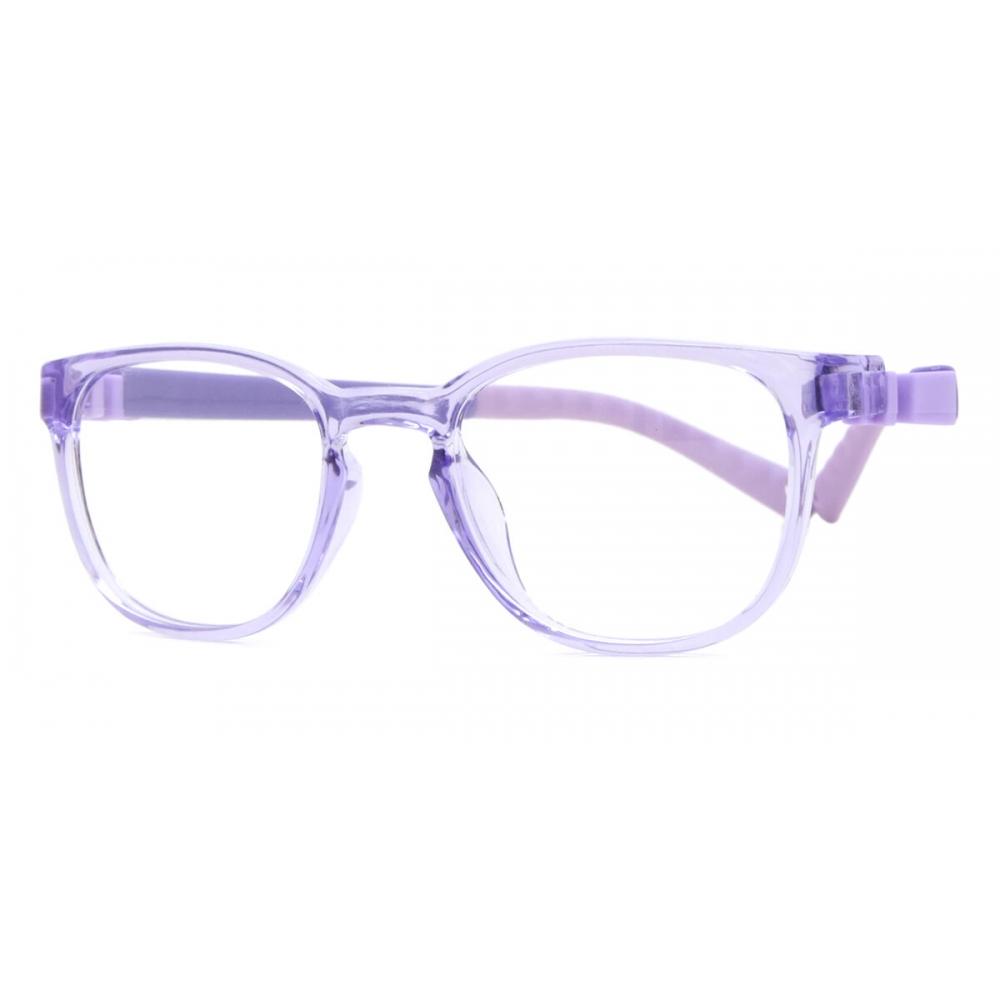 Full Rim Square Transparent Purple Smartbuy Kids Buzz Rb8005 C4 Fashion Kids Eyeglasses