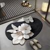 Koupelnová zahušťovací podložka s potiskem motýlů Koupelnové protiskluzové koberce K umyvadlu Vana Strana Podlahová rohož Sprchový kout Vstupní rohožka Paměťová pěna 3D podložka
