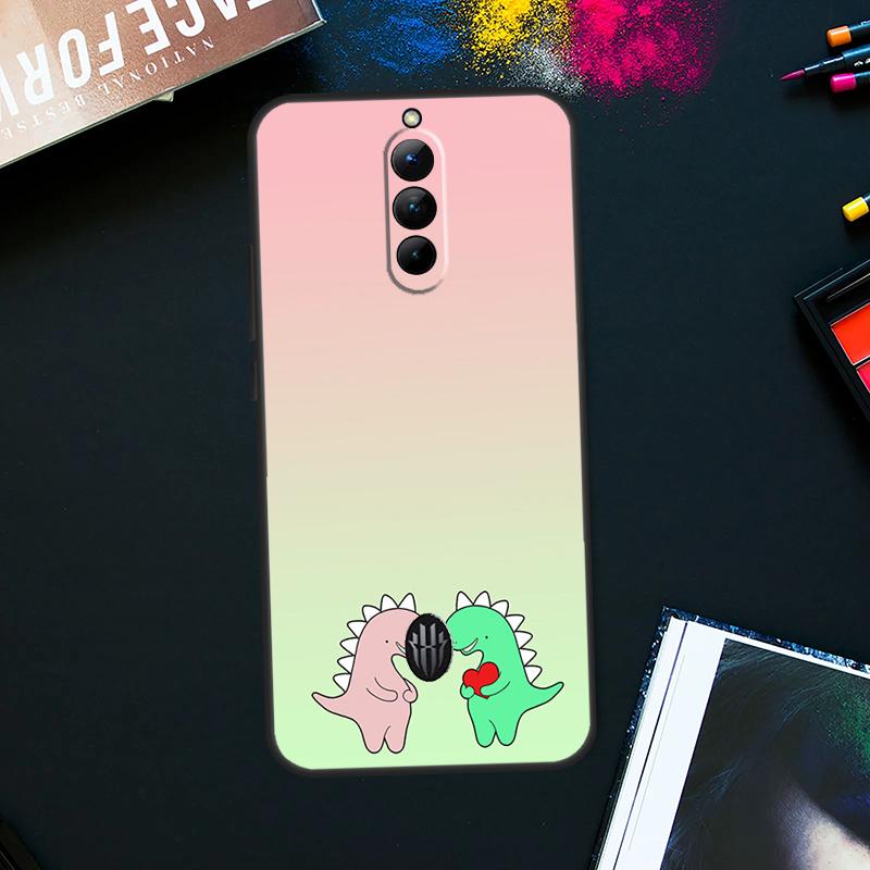 Cute Dinosaur Tea-Rex Case For ZTE Nubia Red Magic 8 8S Pro Plus RedMagic 9 Pro Plus 6 7 6S 7S Pro 5S 6R 5G Cover