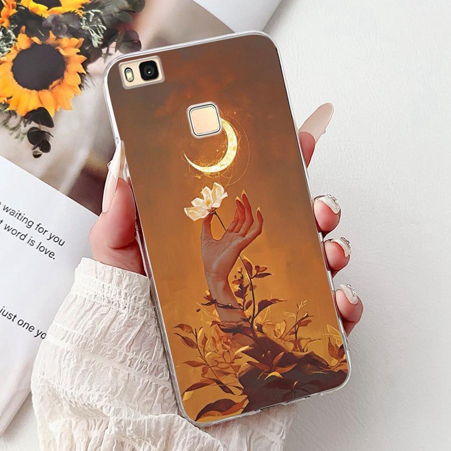 For Huawei P9 Lite Case VNS-L21 VNS-L31 Luxury flower Painted Proective Cover Soft Silicone Phone Case For HuaweiP9Lite Funda