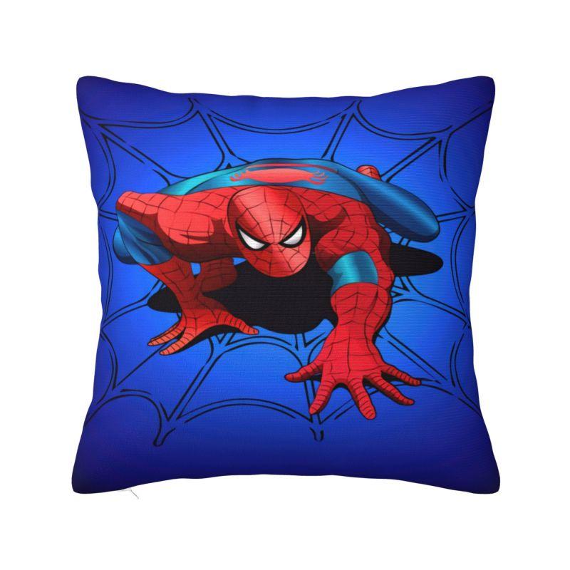 Custom Spiderman Superhero Cartoon Modern Pillow Cover Cushions Cover for Sofa