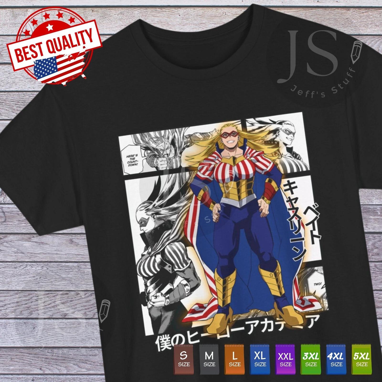 

Cathleen Bate T Shirt My Hero Academia Anime Clothing Cosplay Manga Japanese Tee 2XL
