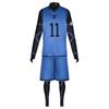Blue Prison Jersey Jiseiichi Cosplay Costume Bachira Meguru Chigiri Hyoma Kishin Renzuke No. 11 Jiseiichi Cosplay Costume