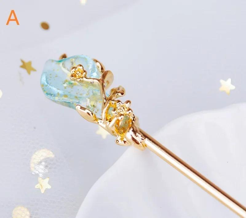 Chinese Style Hanfu Headwear Girl’s Ancient Style Hairpin Ancient Costume Headwear Versatile Hairpin Accessories Hair Accessorie