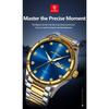 POEDAGAR Top Luxury Watch for Man Date Week Waterproof Luminous Wristwatch Quartz Stainless Steel Men's Watches Sports