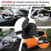 Clip-on-Auto-Abschleppspiegel, universell, für Wohnwagen, Anhänger, konvexe Abschleppspiegel, Verlängerung, Rückspiegel, Abdeckung, Transportzubehör