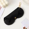 1pc Portable PU Glasses Bag Foldable Travel Sunglasses Case Simple Glasses Storage Box Travel Glasses Case Holder Pouch Cases