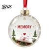 DIY Craft Ornaments for Holidays 3D Clear Ball Christmas Ornament Holiday Message Keepsake Acrylic Party Supplies Tree Hanging Decoration