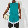 2pcs Set Men Basketball Football Jerseys Fitness Running Sport Clothes Jogging Marathon Athletic Training Plus Size Sportswear