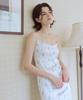 Aiseugadeuneiogongpal White Rose Print Dress