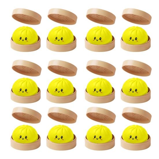 In Dark Bun The Glow Squeeze Toy Led Light Up Stress Relief Fidget Sensory Toy For Adults Kids Cute Desk Decor Gift