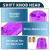 TUCKBOLD 10cm Octagon Cristal Car Shift Knob | Front Universal for Automatic and Manual