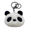 [Eden] Cute Fluffy Panda Keychain Handmade [E1000]