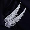 Korean Angel Wings Brooch Pin - Elegant Jewelry for Men & Women - Unique Suit Accessory and Gift Badge