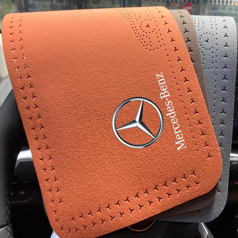 GLC GLB Kožená podložka na loketní opěrku do auta Univerzální vnitřní podložky do úložného boxu loketní opěrky auta Pro Mercedes Benz třídy B/C/E/S třídy A C200L