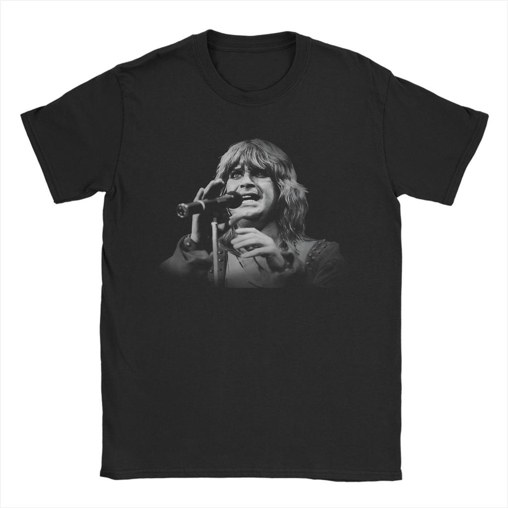 Novelty Space Black Tours Black-Sabbathed T-Shirts for Men Crew Neck Pure Cotton T Shirts Short Sleeve Tees Gift Clothes
