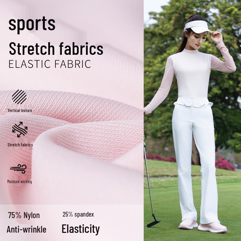 Women's Golf Two-Piece Set: Breathable Long Sleeve T-Shirt and Top - Spring/Summer Sportswear