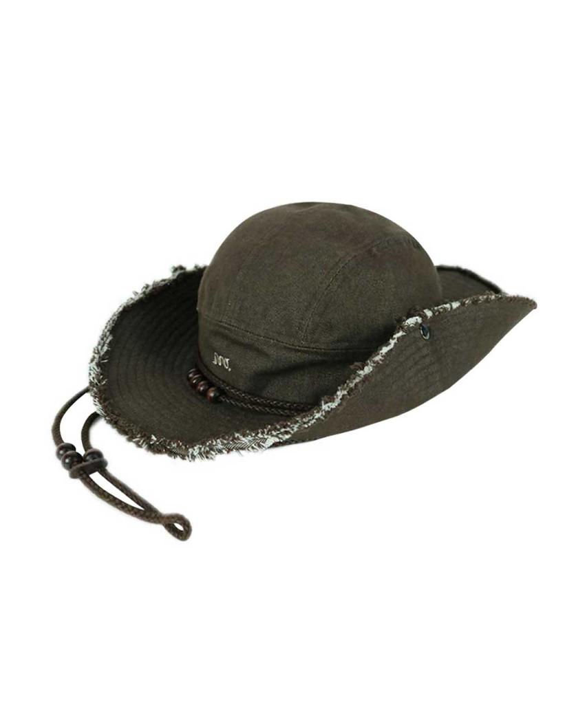 Emdijiti Bead Point Fringe Safari Hat 2 Colors [Mdf2Ugc001]
