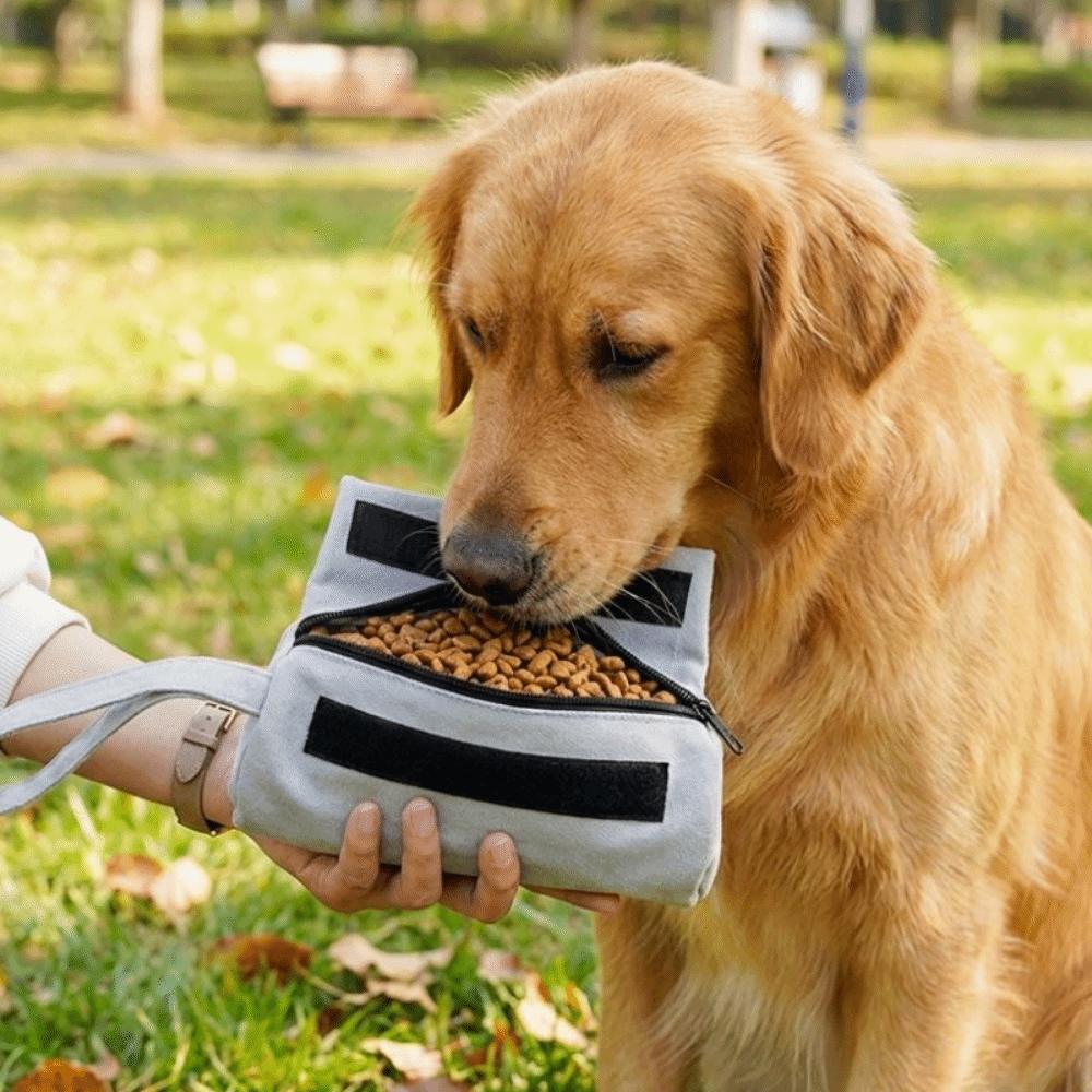 Portable Pet Snack Pouch Leak-proof Puppy Snack Reward Bag Pet Training Waist Bag Pet Training