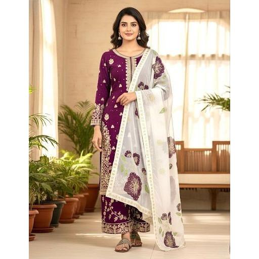 Salwar Kameez Pakistani Dress Indian Bollywood Party Wear Top Palazzo Suit