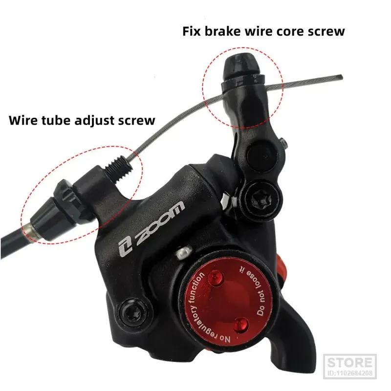 ZOOM New Road Bike Disc Brake Calipers Front Rear Hydraulic Brake Disc HB105 Line Pull Brake Oil 140/160mm Rotor Bicycl Brak Set