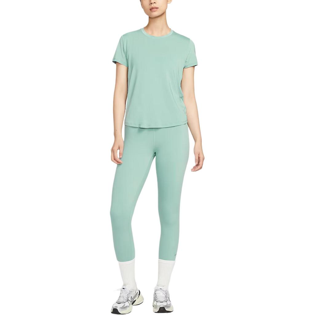 Nike Dri-Fit One Series Atmungsaktive Schnelltrocknende Hochtaillierte Neun-Punkte-Leggings Damen Leggings FN3233-017