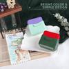 SeamiArt 1pc Portable Travel Watercolor Plastic Painting Box with Palette Half Pan Mini Paint Storage Case for Art Supplies