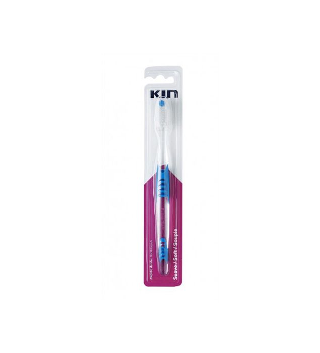 Soft Toothbrush - KIN - Random Color - Gentle On Gums - Eliminates Dental Plaque - Ergonomic