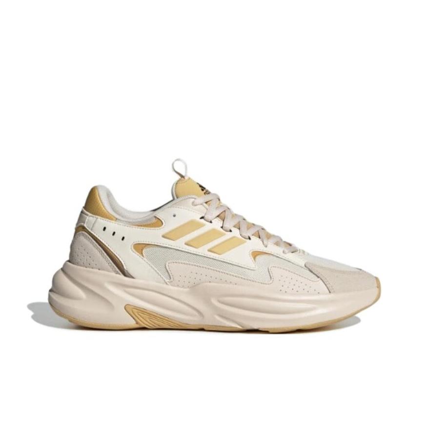 Adidas Ozwave Soft Comfortable Non-Slip Wear-Resistant Low-Top Dad Shoes Unisex Sneaker Ivory JR3198
