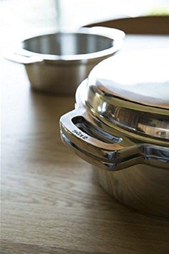 HAL Musui KING vattenfri gryta 18 tvåhandsgryta 18 cm vattenfri matlagning 8 roller i 1 gryta Tillverkad i Japan 600032 (R)