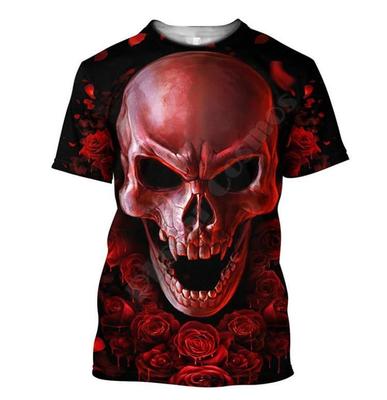 Schädel Schädel 3D Streetwear T-Shirt Tee Kostüme Polyester