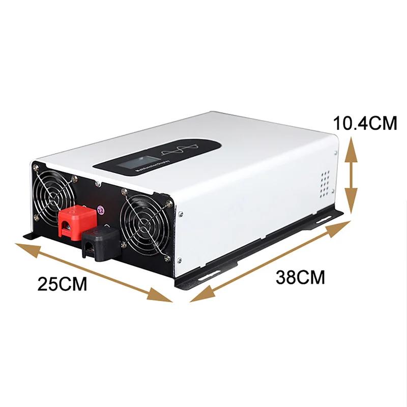 Pure Sine Wave Inverter 6600W 10000W Solar Power Inverters DC 12V 24V To AC 220V 230V 50HZ Charger Voltage Converter