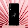 Phone Case For Samsung A56 A36 A26 A24 A16 A14 A12 A32 A50 A70 A20E A22 A40 A34 A54 A42 A52 5G A04s A06 Cover Cute Middle Finger