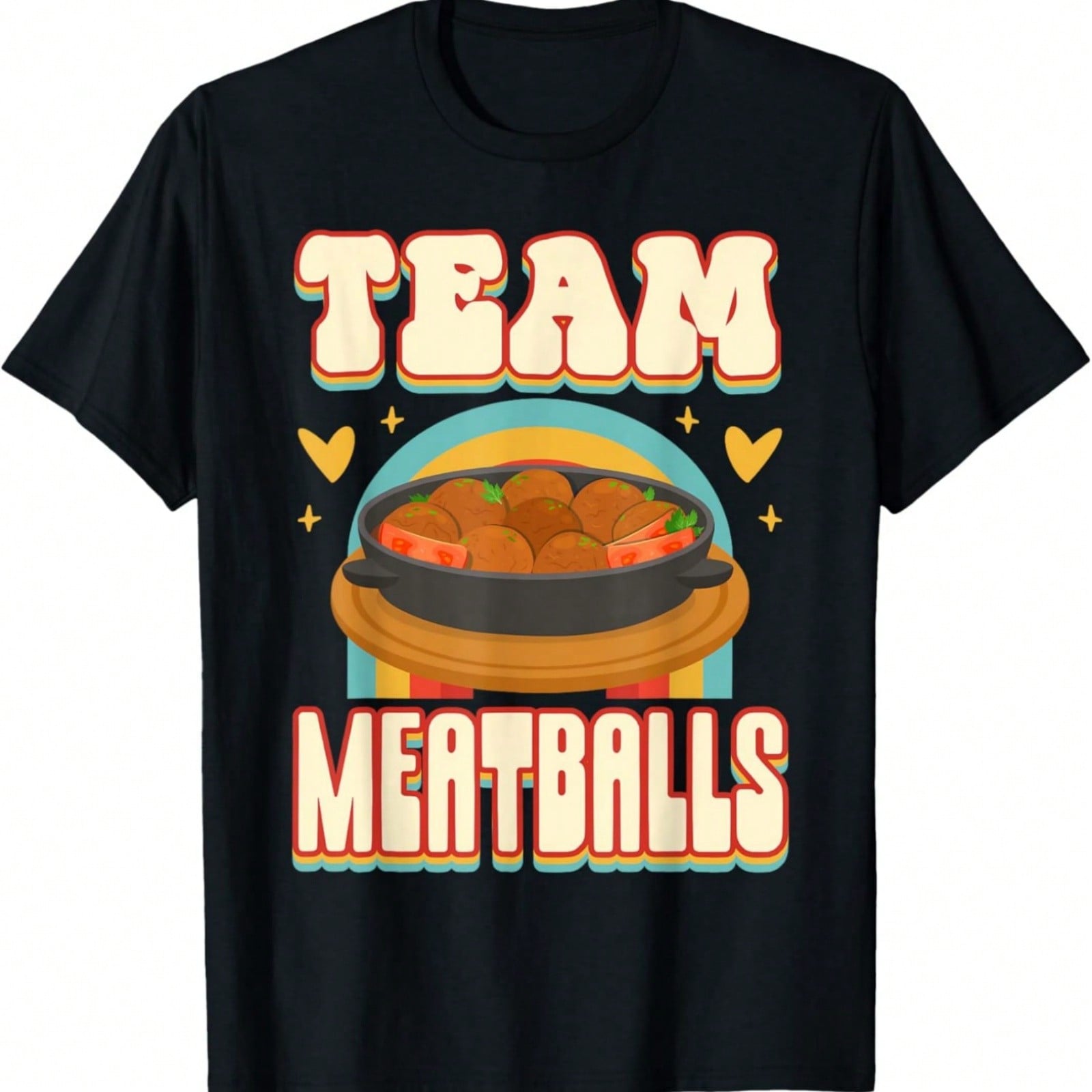 Team Meatball Italian Food Lover T-Shirt S разноцветный