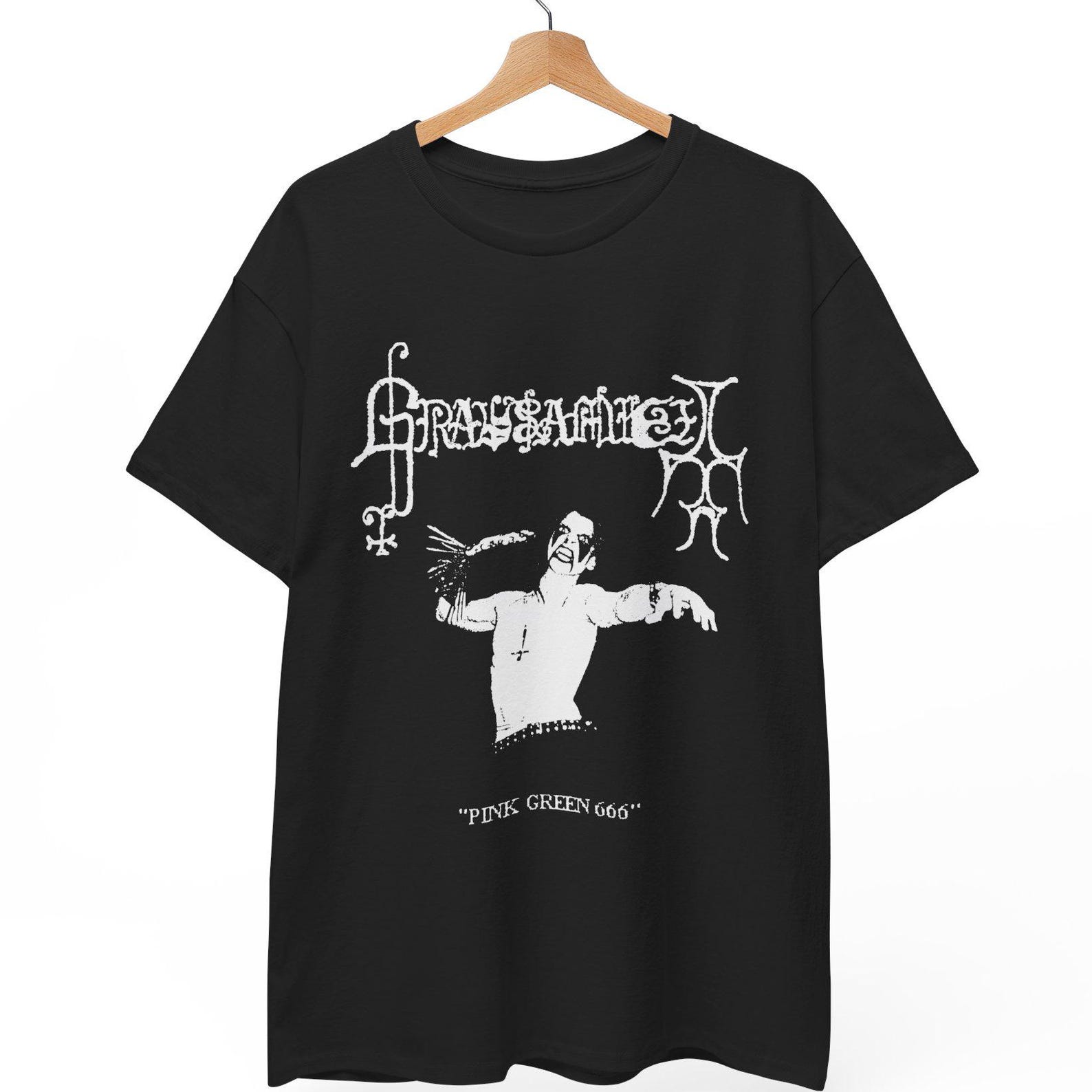 Grausamkeit Shirt | Pink Green 666 Black Metal Tee 4XL