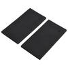 Sander Back Pads Foam 18.5x9.3x0.8cm Black Easy Installation