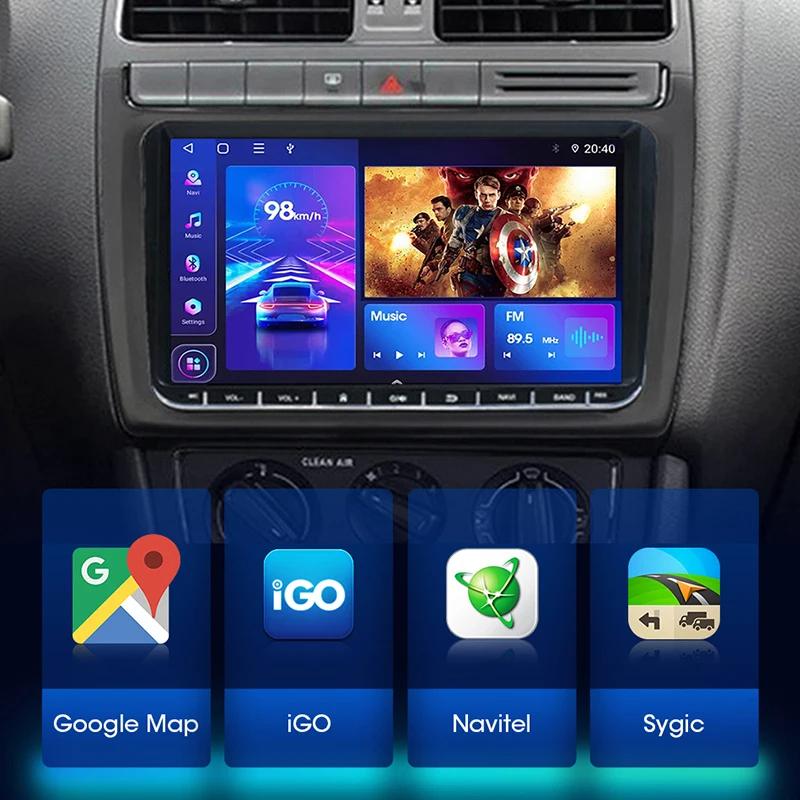 Acodo 2 Din Android 11 Car Radio 9'' GPS With Carplay For VW/Volkswagen Passat Golf MK5 MK6 Jetta EOS POLO Touran Seat Sharan