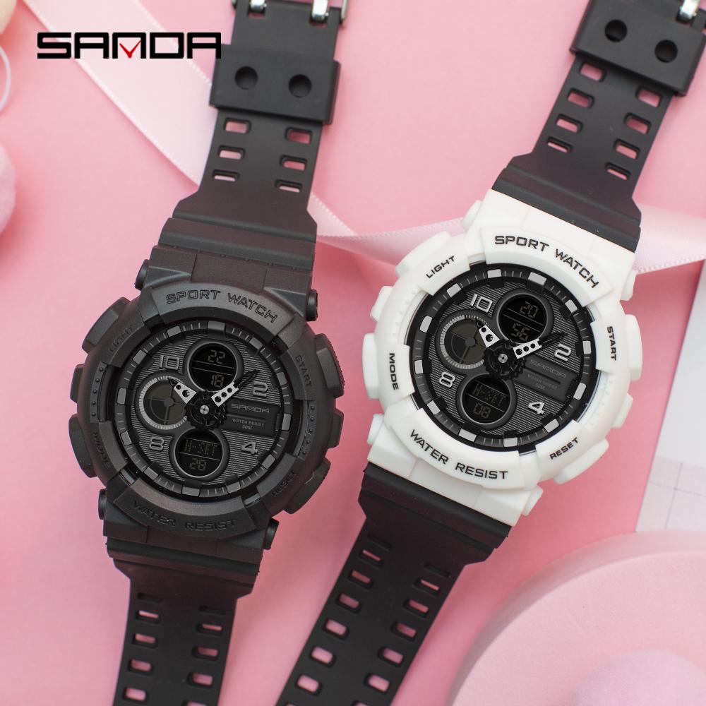 Sanda G Style Sports Men's Watches Waterproof Quartz Military Shock Resist Led Digital Male Ms Clock Relogio Masculino