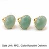 Simple Finger Rings Adjustable Open Rings Trend Ellipse Crystal Rings  for Women
