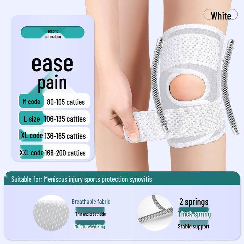 Japan Half-Moon Lightweight Knee Pad with Breathable Compression and Non-Slip Support for Mountain Climbing