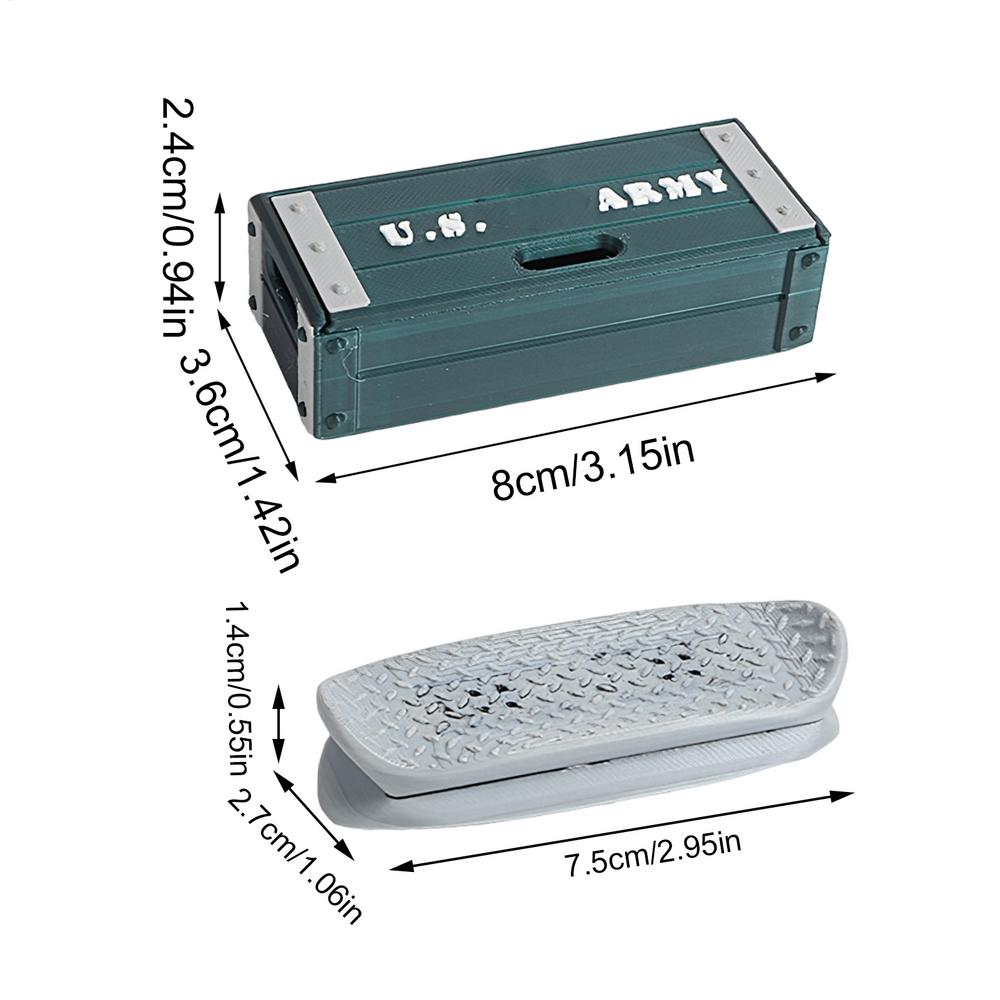

Magnetic Mini Fingerboard 3D Printed Educational Card Pushing Toy Fun Stress-relieving Portable Professional Fingerboard серый